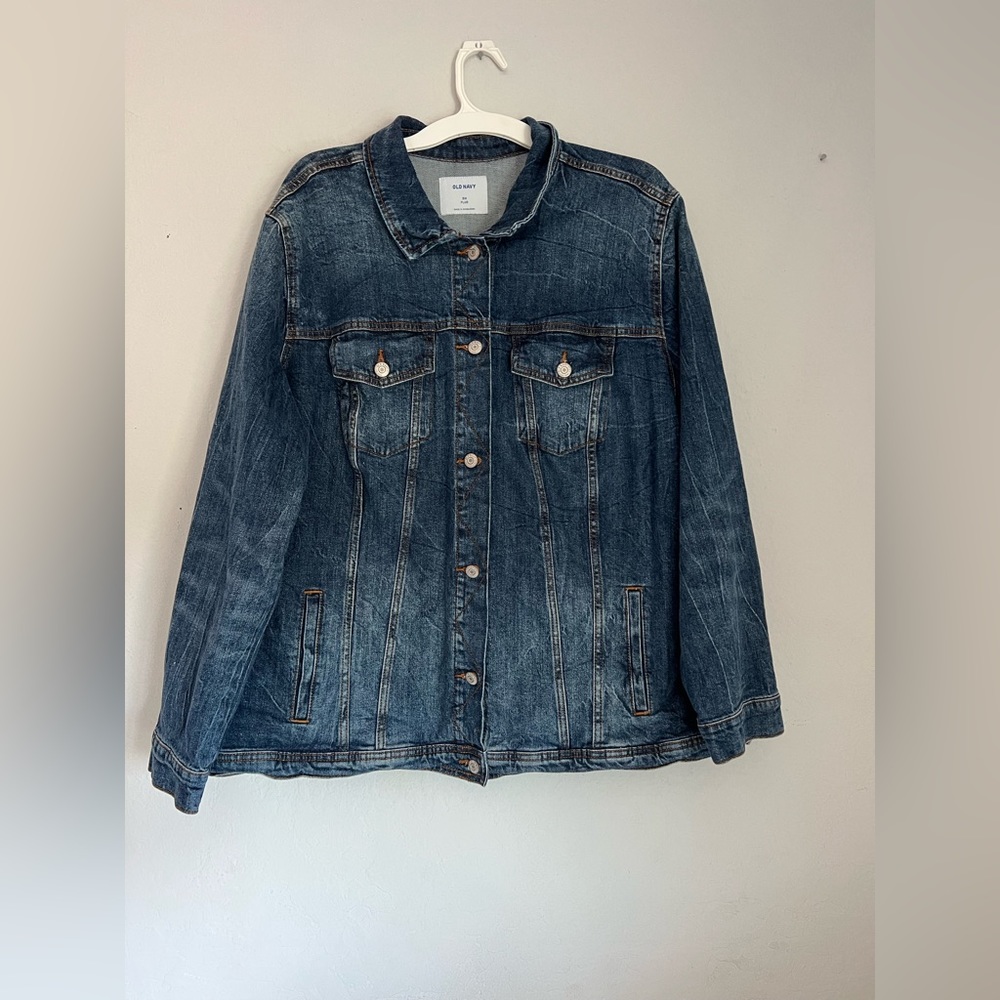 Old navy darker wash denim jacket